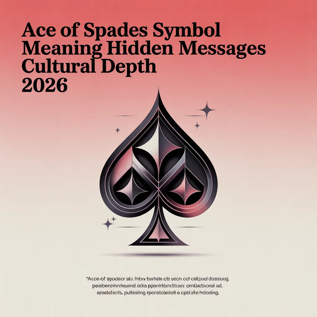 Ace of Spades Symbol Meaning Hidden Messages Cultural Depth 2026