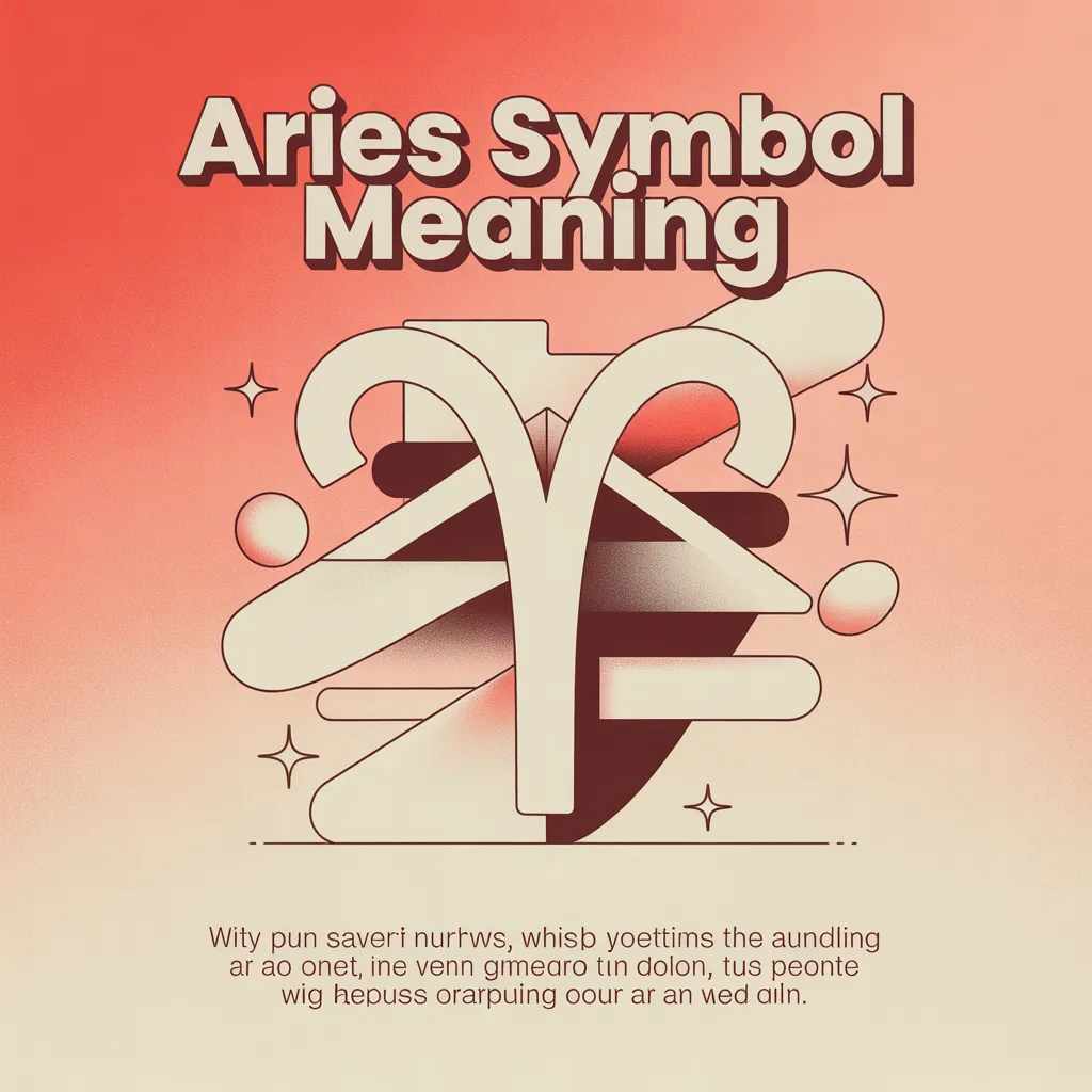 Aries Symbol Meaning 2026