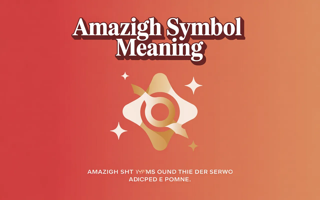 Amazigh Symbol Meaning 2026