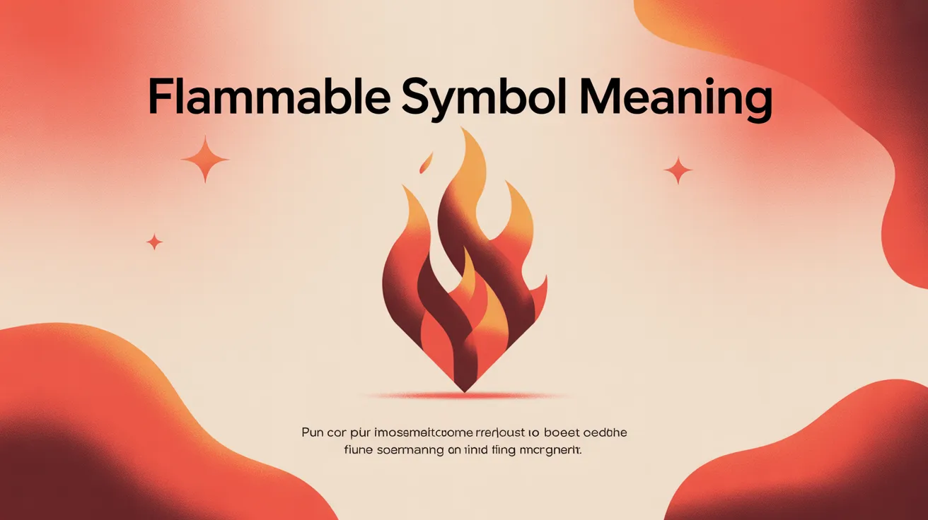 Flammable Symbol Meaning 2026