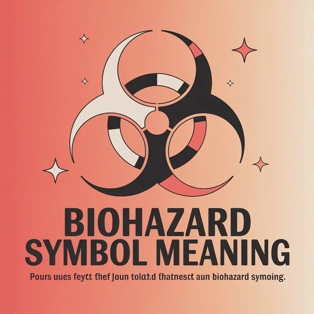 Biohazard Symbol Meaning 2026
