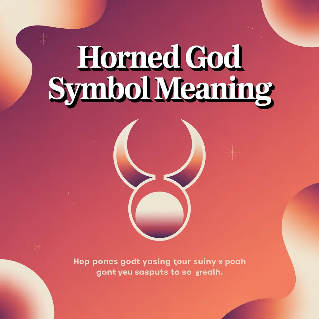Horned God Symbol Meaning 2026