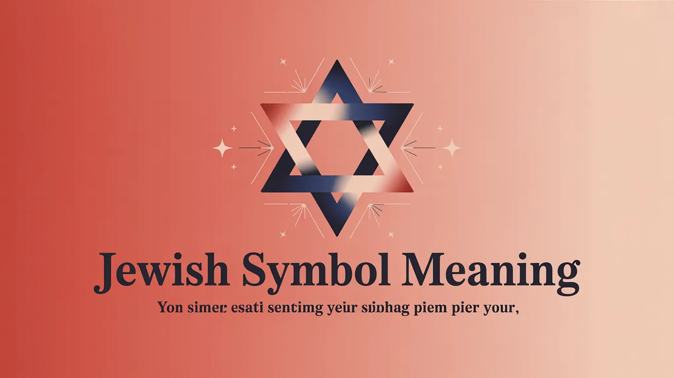 Jewish Symbol Meaning 2026