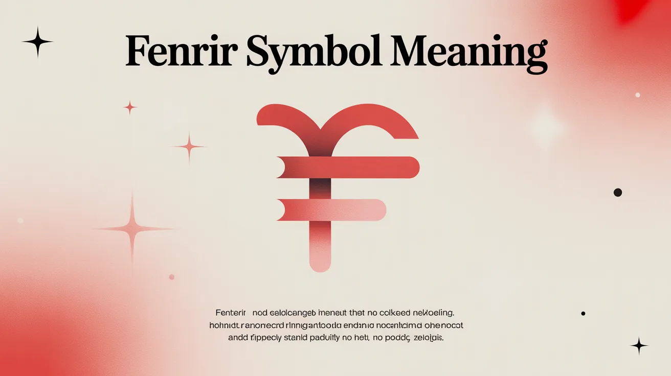 Fenrir Symbol Meaning 2026