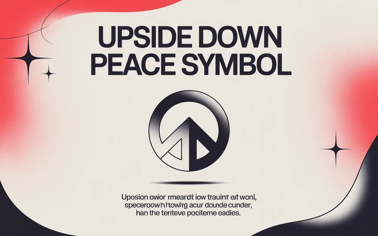 Upside Down Peace Symbol 2026