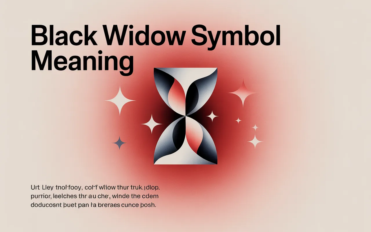 Black Widow Symbol Meaning 2026