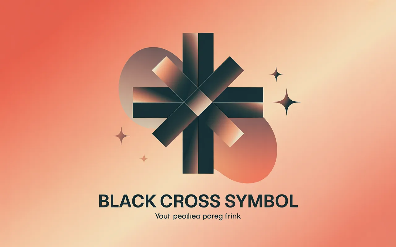 Black Cross Symbol Meaning 2026