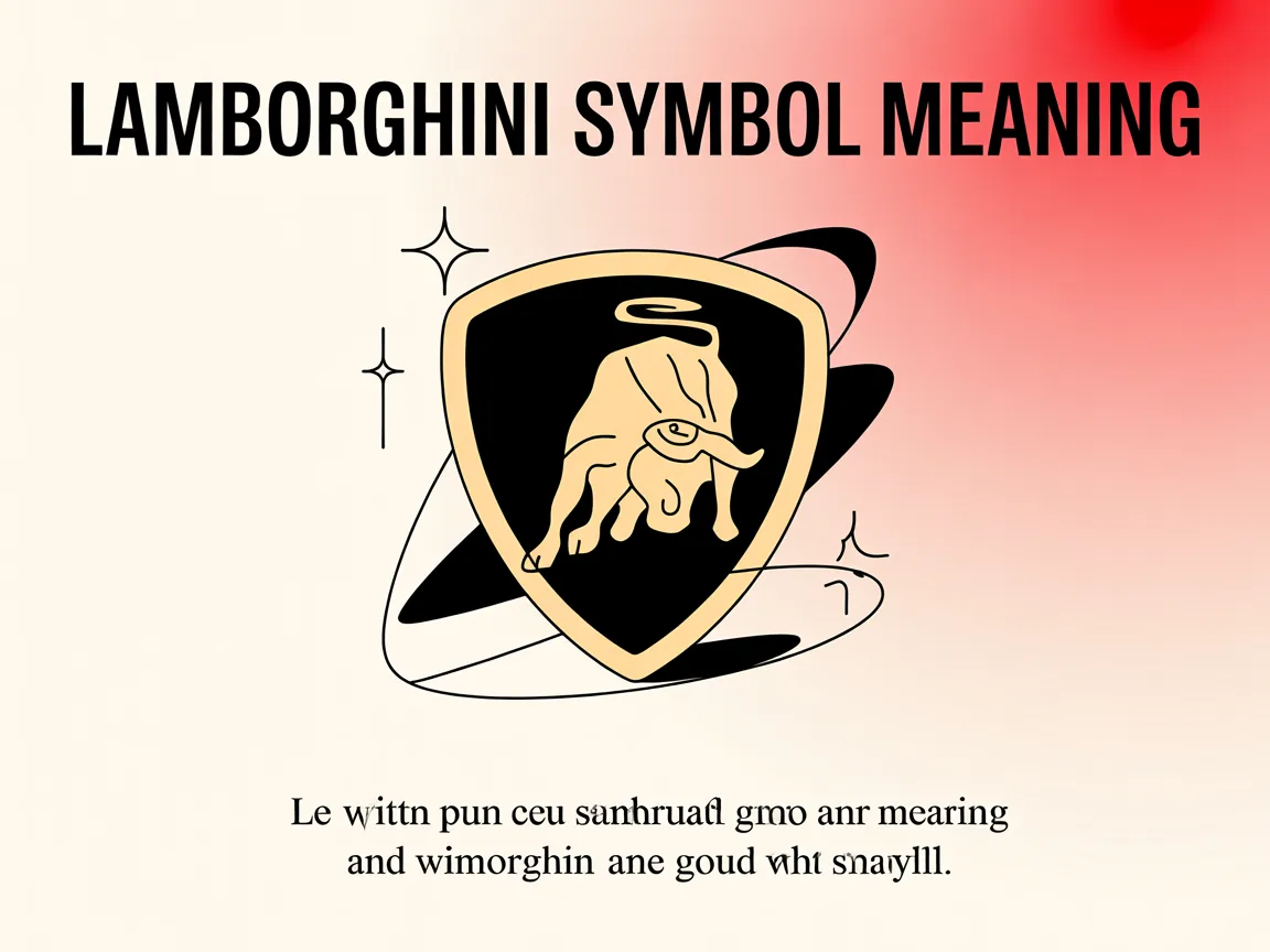 Lamborghini Symbol Meaning 2026