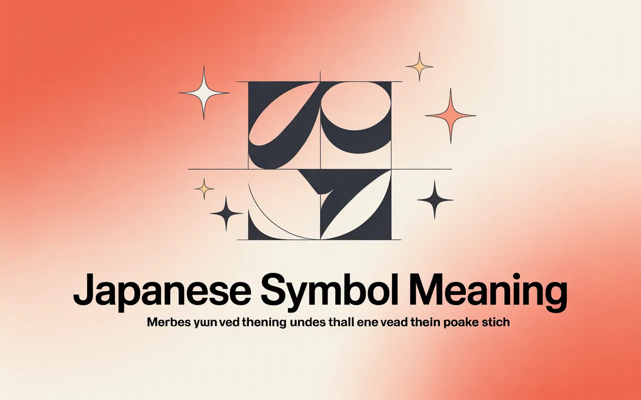 Japanese Symbol Meaning What Popular Japanese Symbols Really Represent 2026