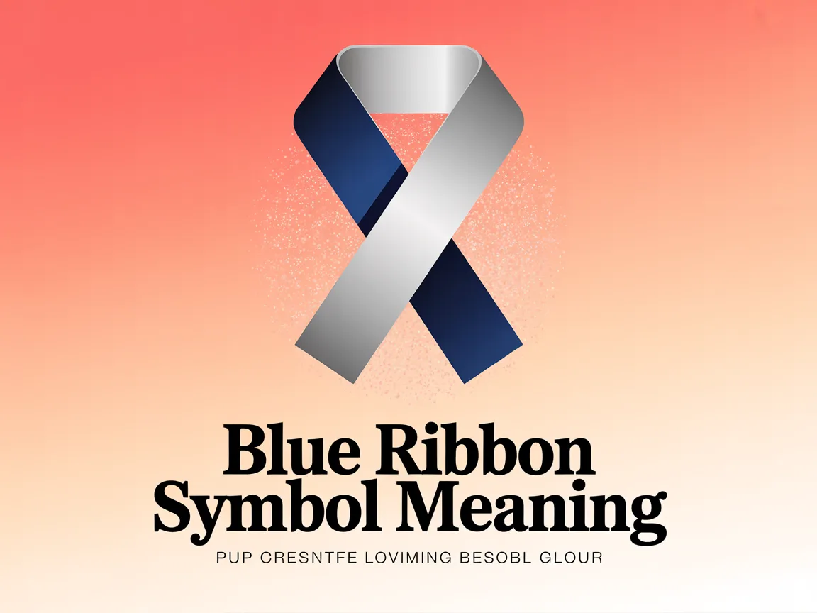 Blue Ribbon Symbol Meaning 2026