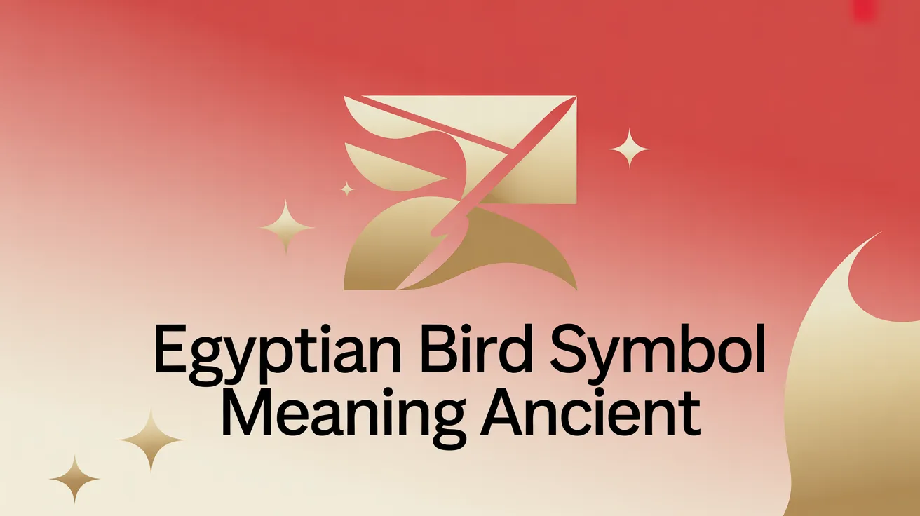 Egyptian Bird Symbol Meaning Ancient 2026