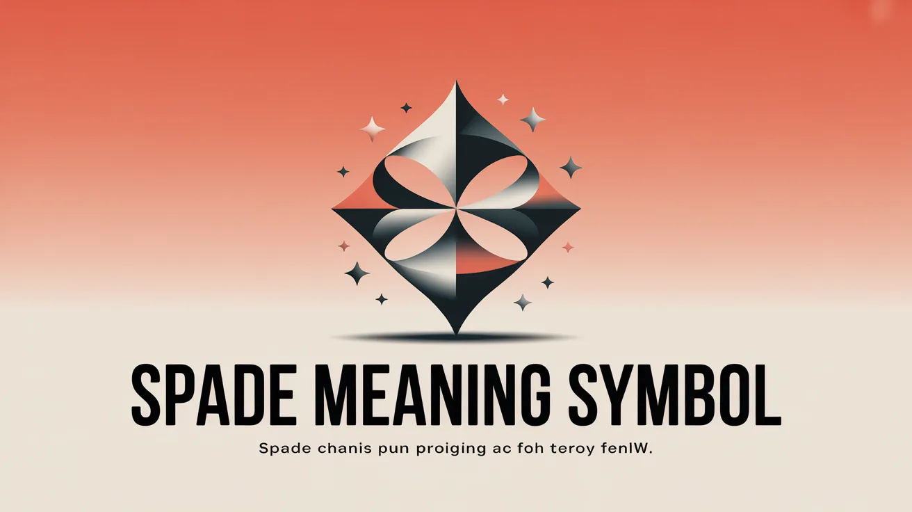 Spade Meaning Symbol 2026