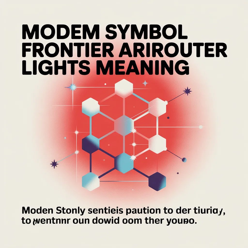 Modem Symbol Frontier Arris Router Lights Meaning A Complete Human Guide 2026