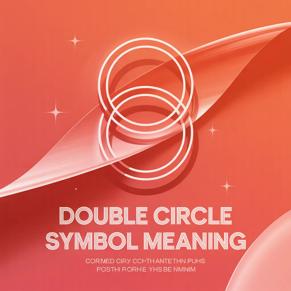 Double Circle Symbol Meaning 2026