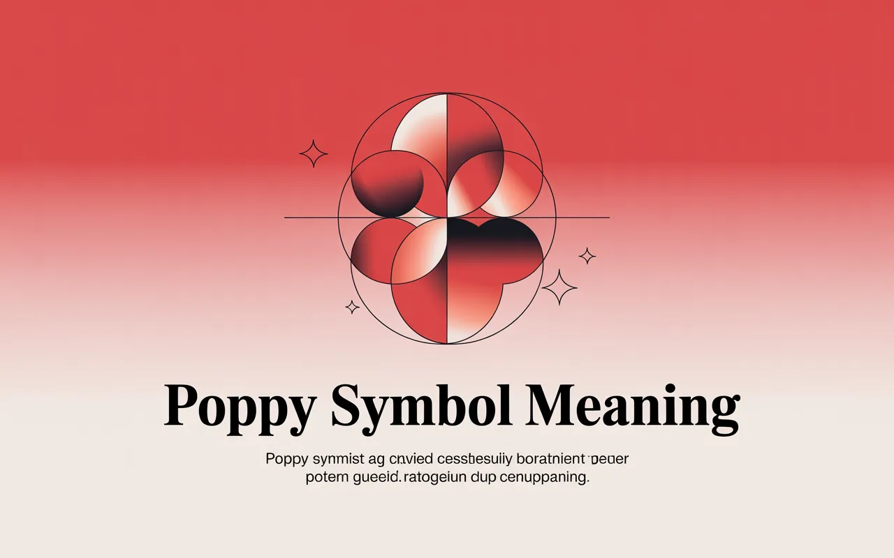 Poppy Symbol Meaning 2026