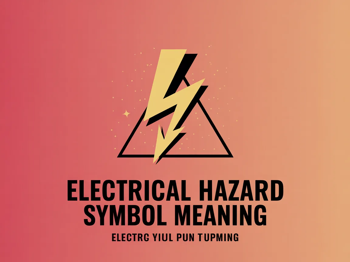 Electrical Hazard Symbol Meaning 2026