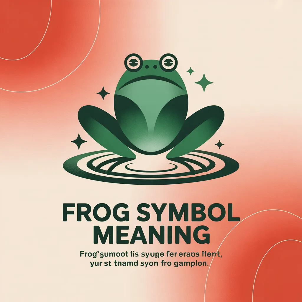Frog Symbol Meaning 2026