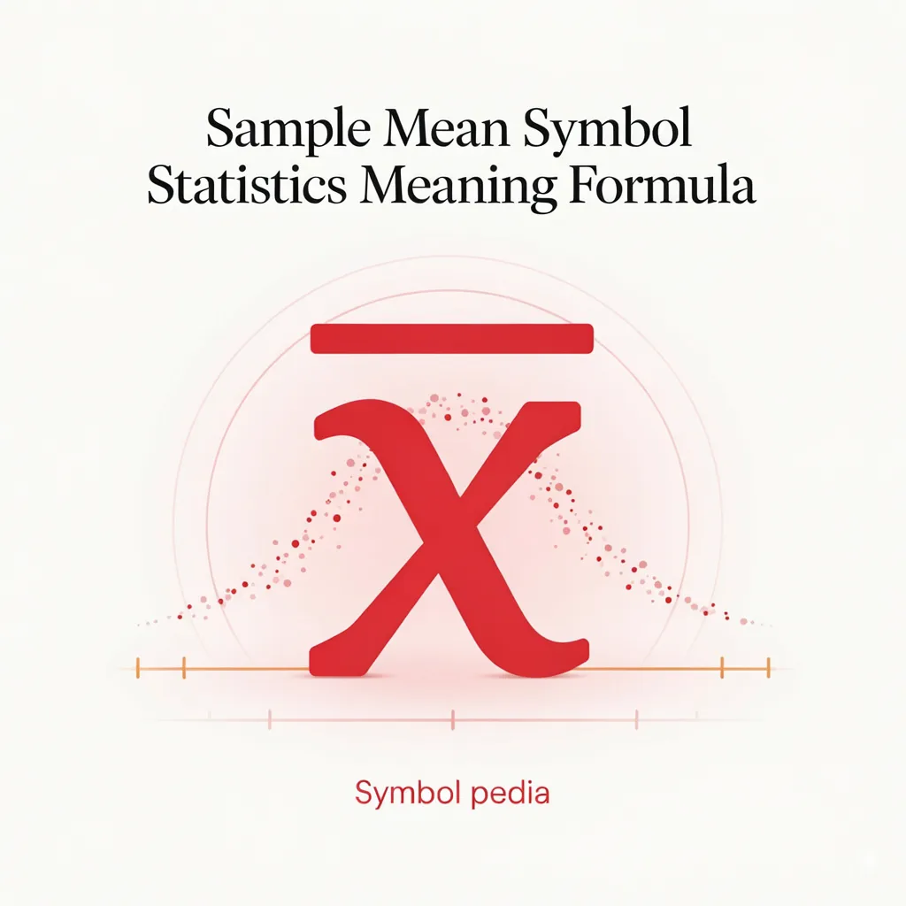 Sample Mean Symbol Statistics Meaning Formula Examples and How to Understand It Easily 2026