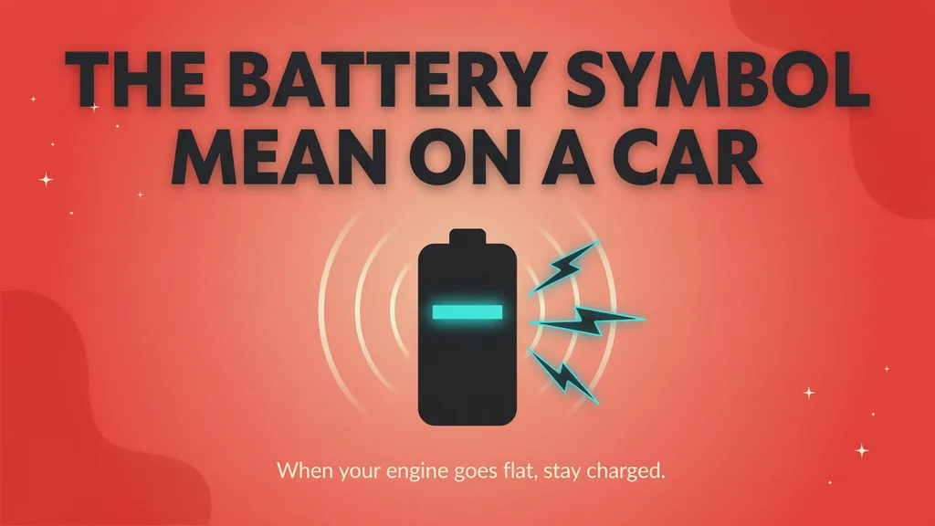 the Battery Symbol Mean on a Car 2026