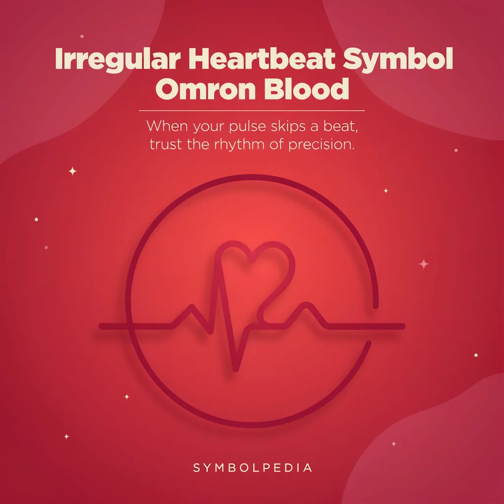 Irregular Heartbeat Symbol Omron Blood 2026