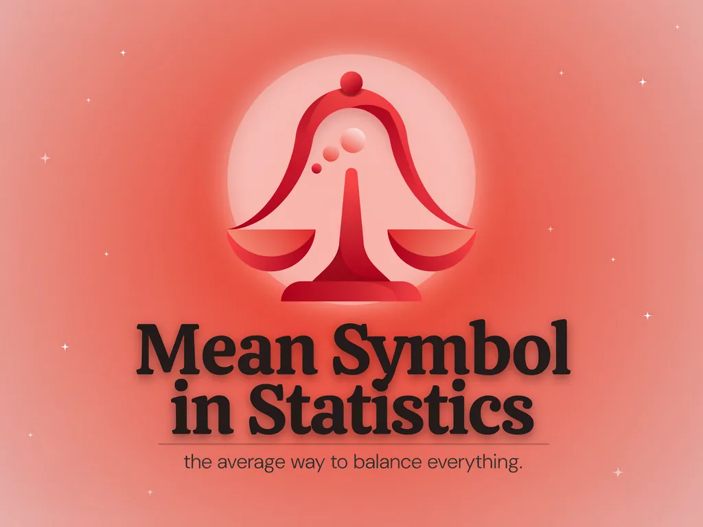 Mean Symbol in Statistics 2026