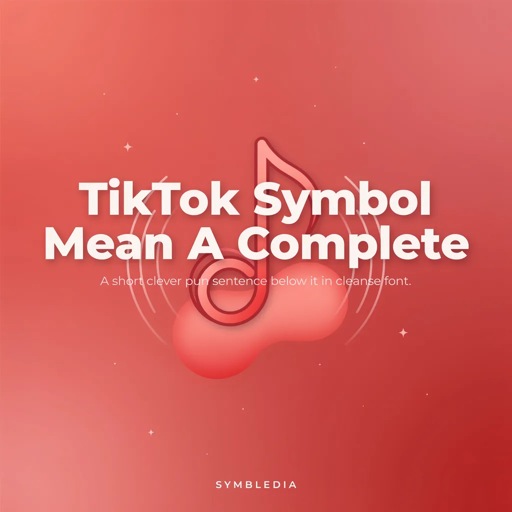 TikTok Symbol Mean A Complete 2026