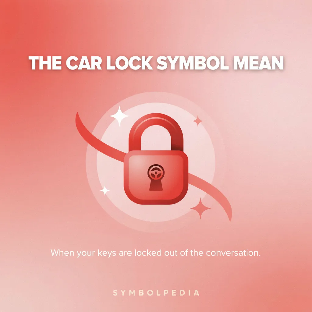 the Car Lock Symbol Mean 2026
