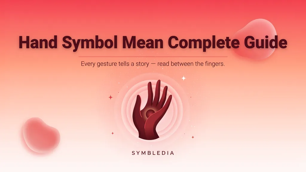 Hand Symbol Mean Complete Guide 2026