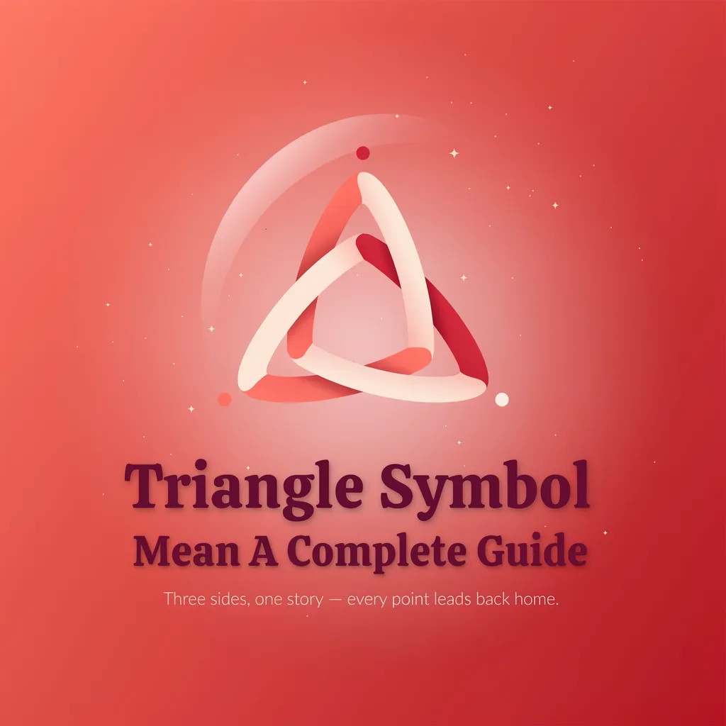Triangle Symbol Mean A Complete Guide 2026