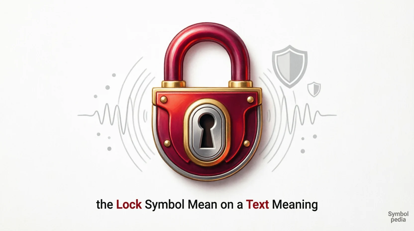 Lock Symbol Mean on a Text Meaning 2026