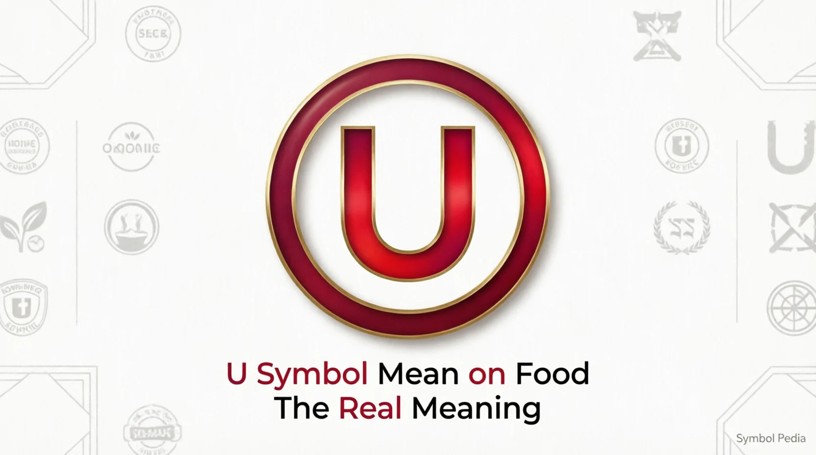 U Symbol Mean on Food The Real Meaning 2026