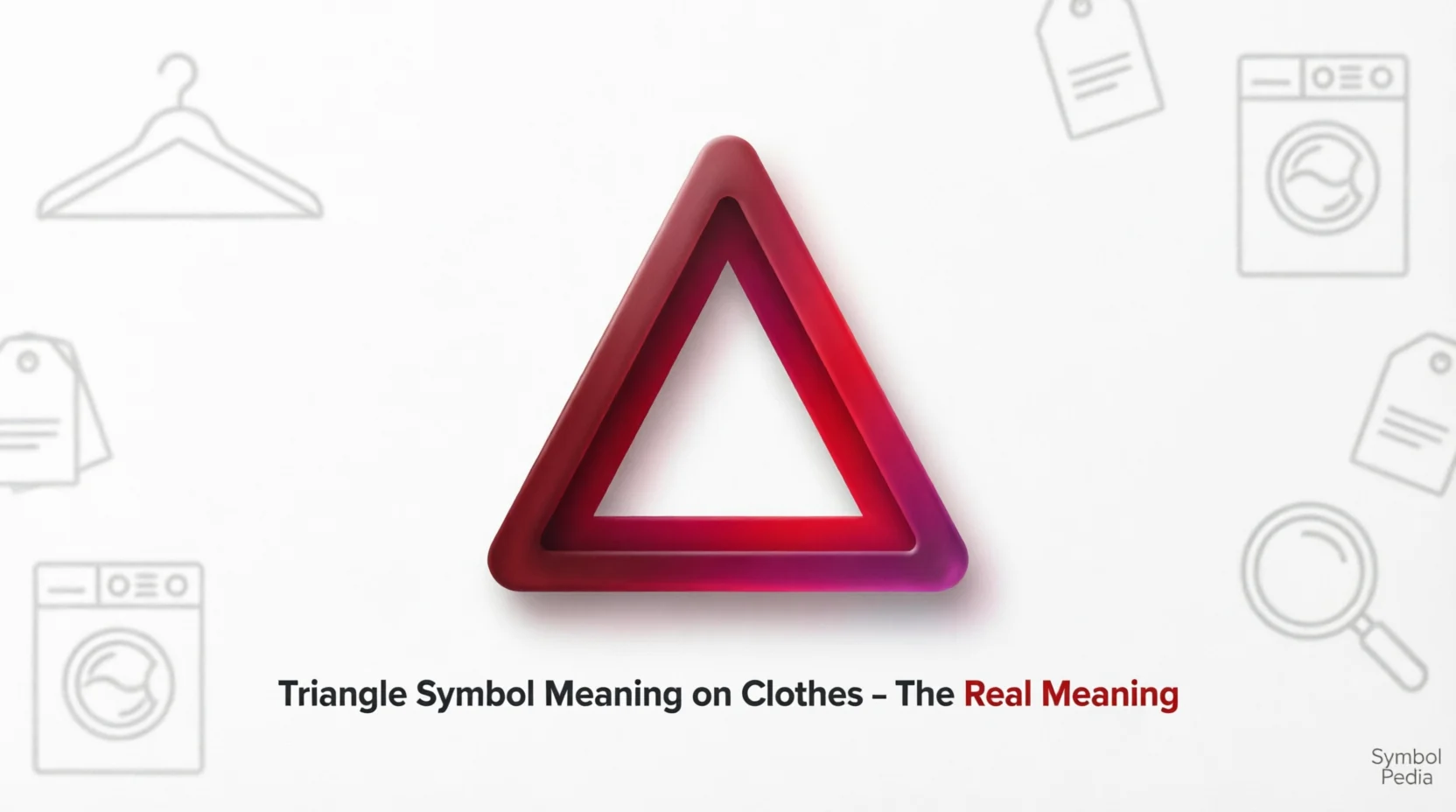 Triangle Symbol Mean on Clothes The Real 2026
