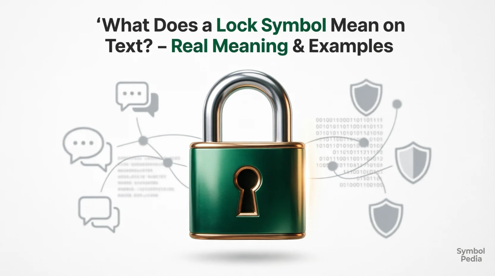 Lock Symbol Mean on Text Real Meaning 2026