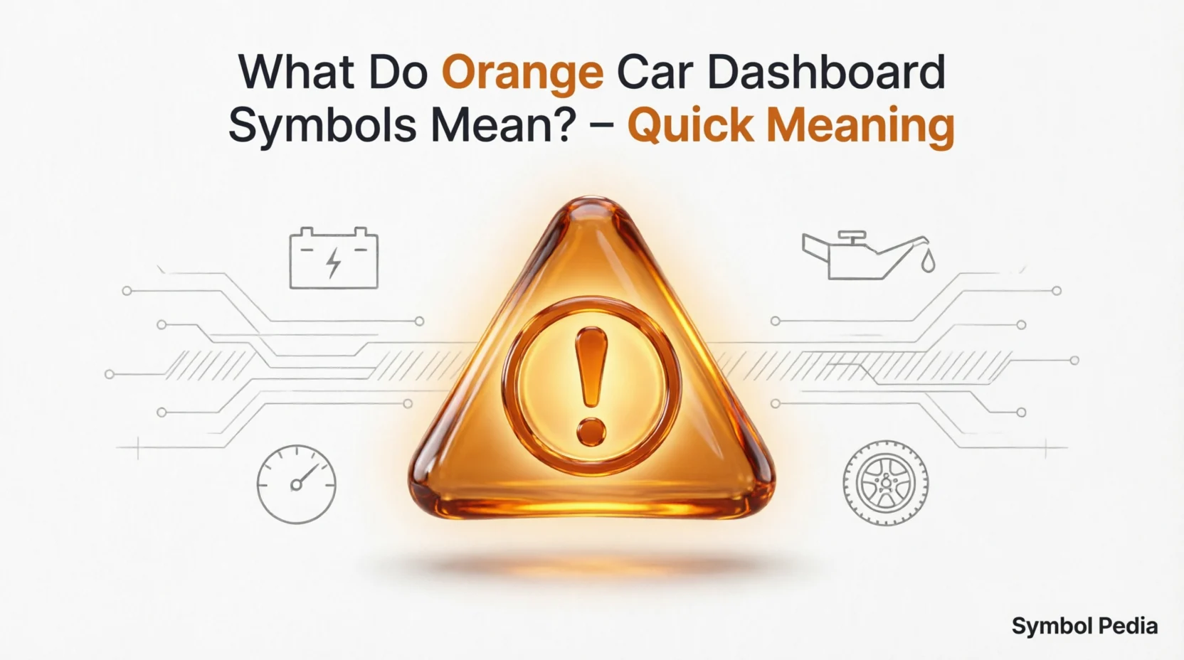 Orange Car Symbol Mean Dashboard Warning 2026