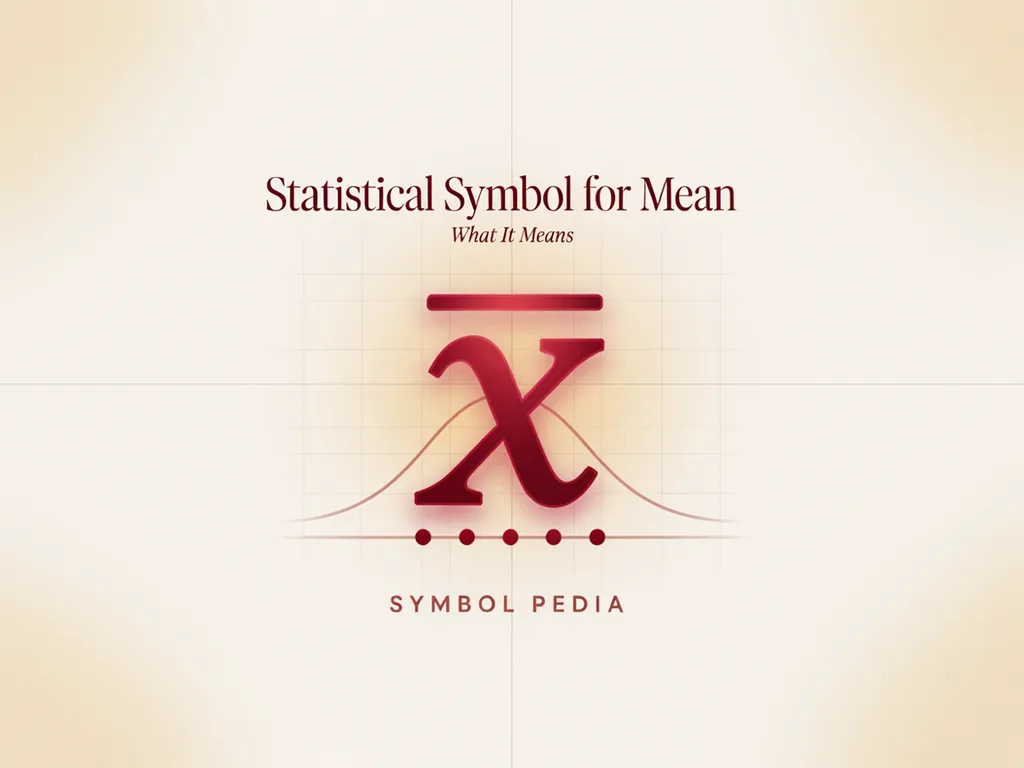 Statistical Symbol for Mean What It Means 2026