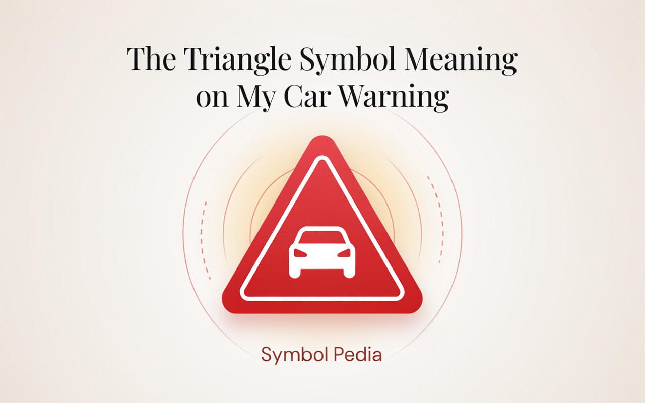 Triangle Symbol Mean on My Car Warning 2026