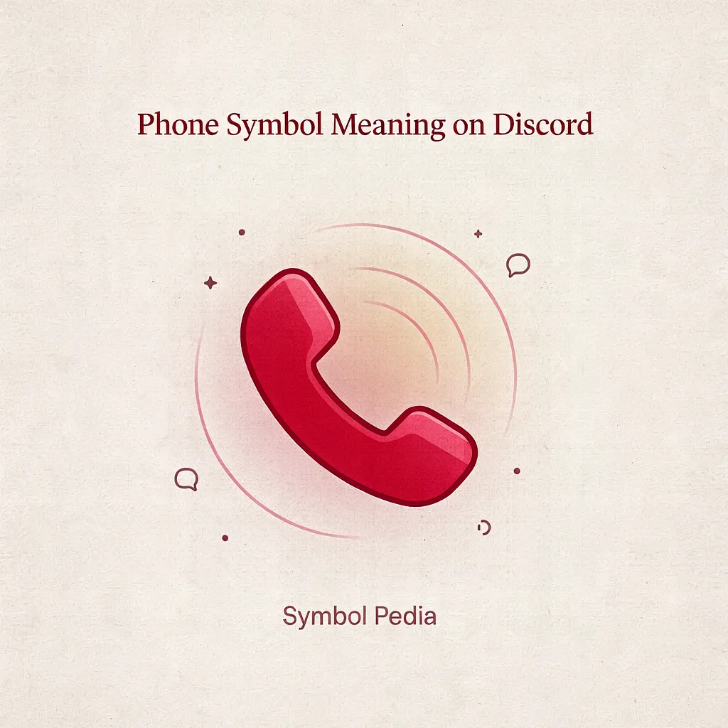 Phone Symbol Mean on Discord Meaning 2026