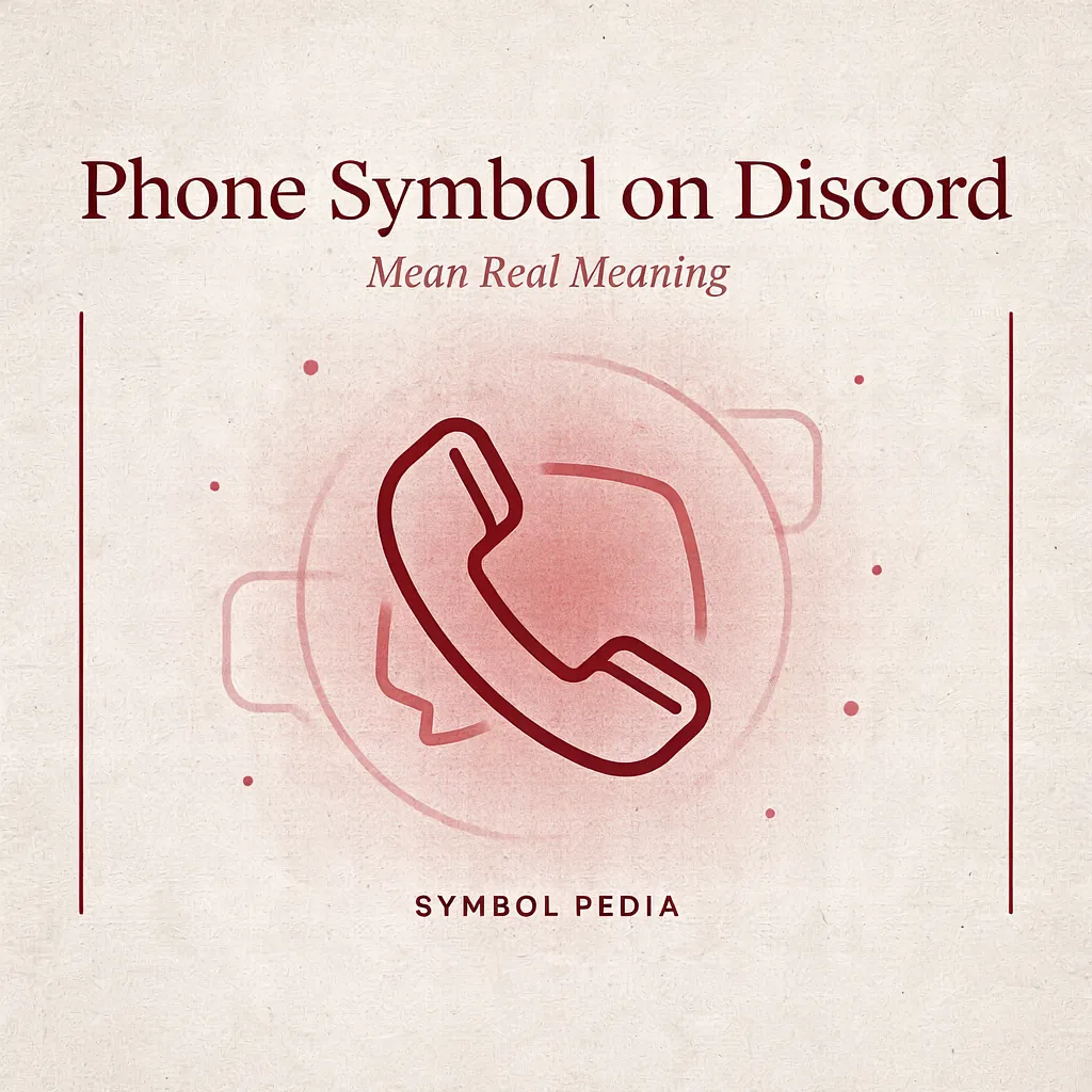 Phone Symbol on Discord Mean Real Meaning 2026