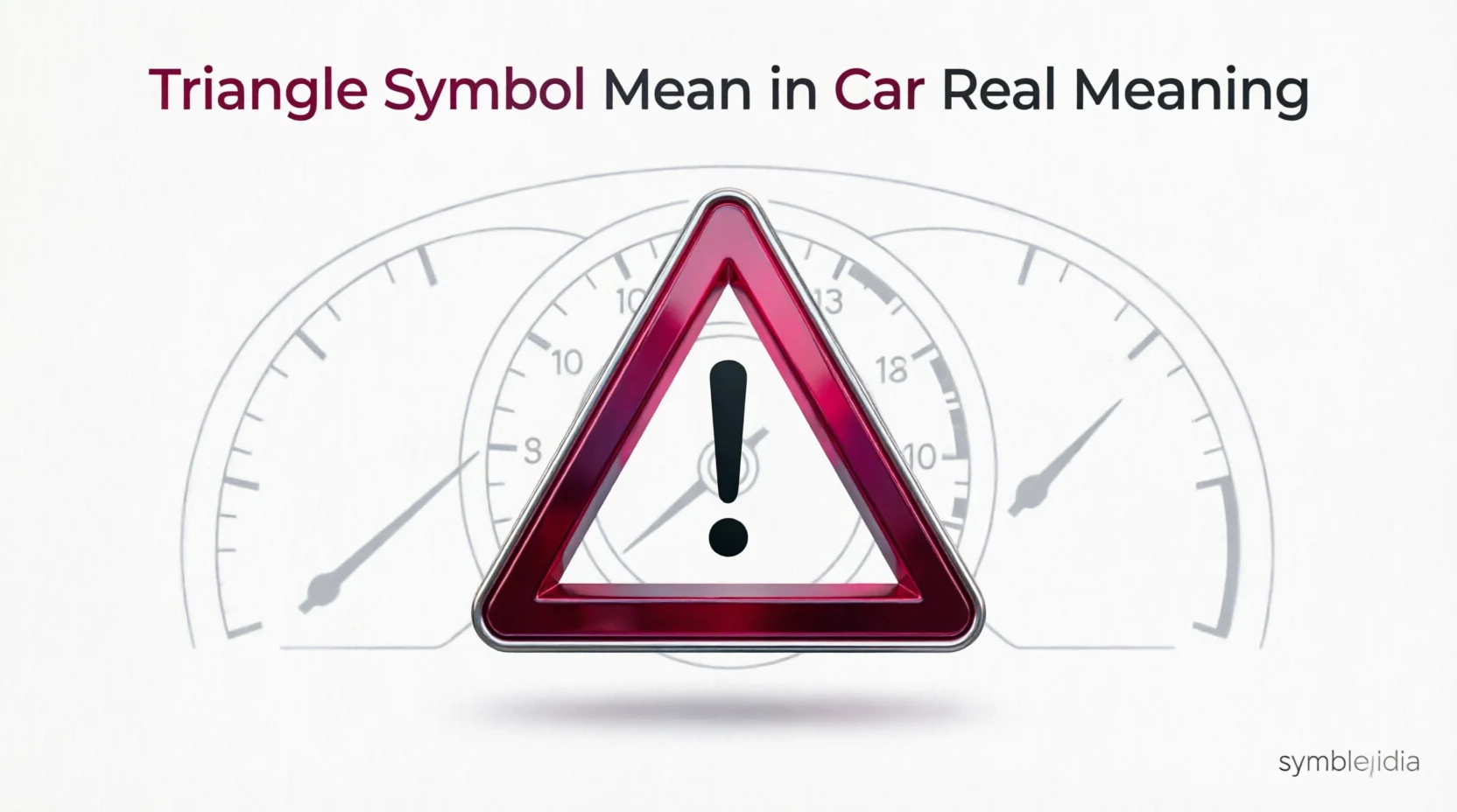 Triangle Symbol Mean in Car Real Meaning 2026