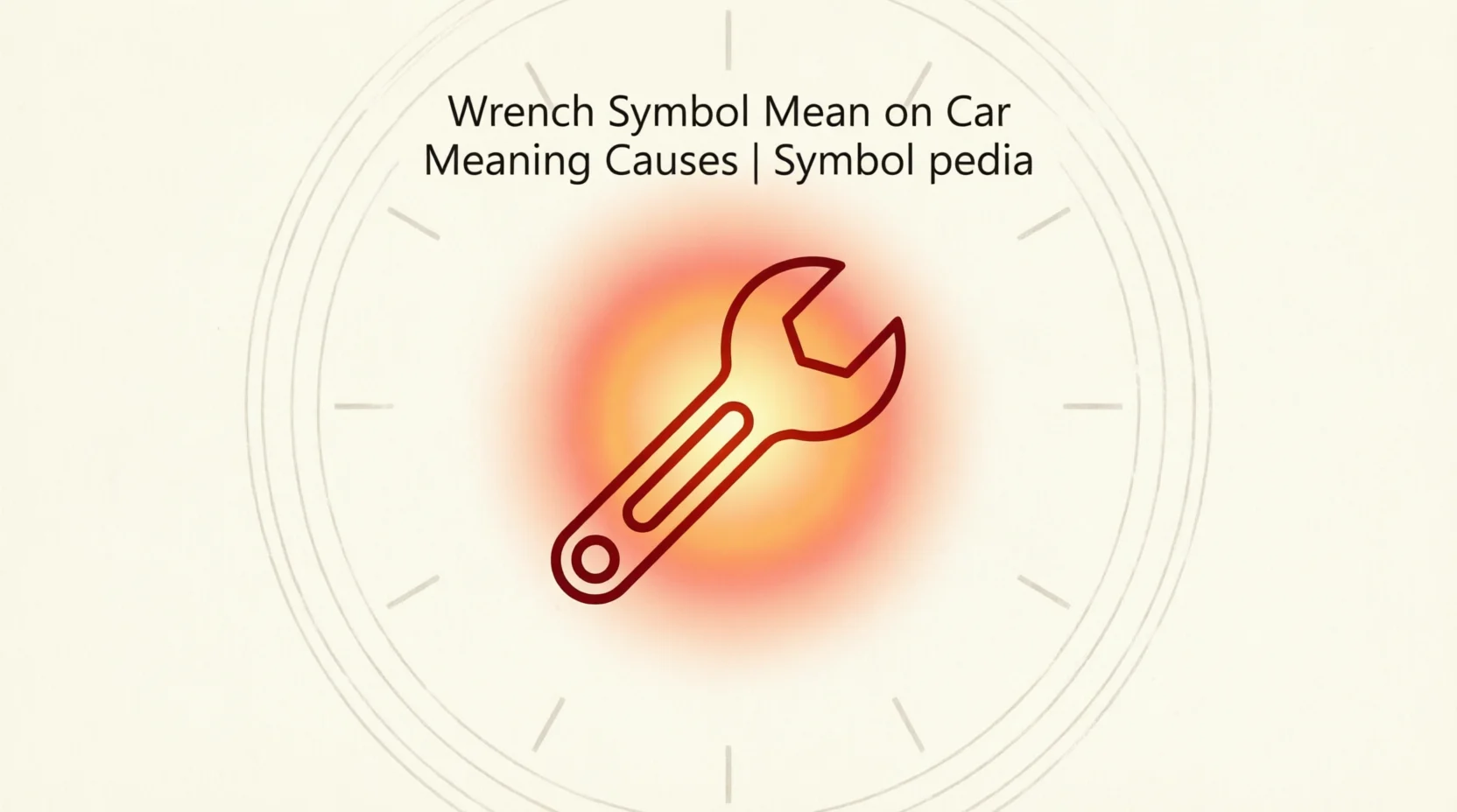 Wrench Symbol Mean on Car Meaning Causes 2026