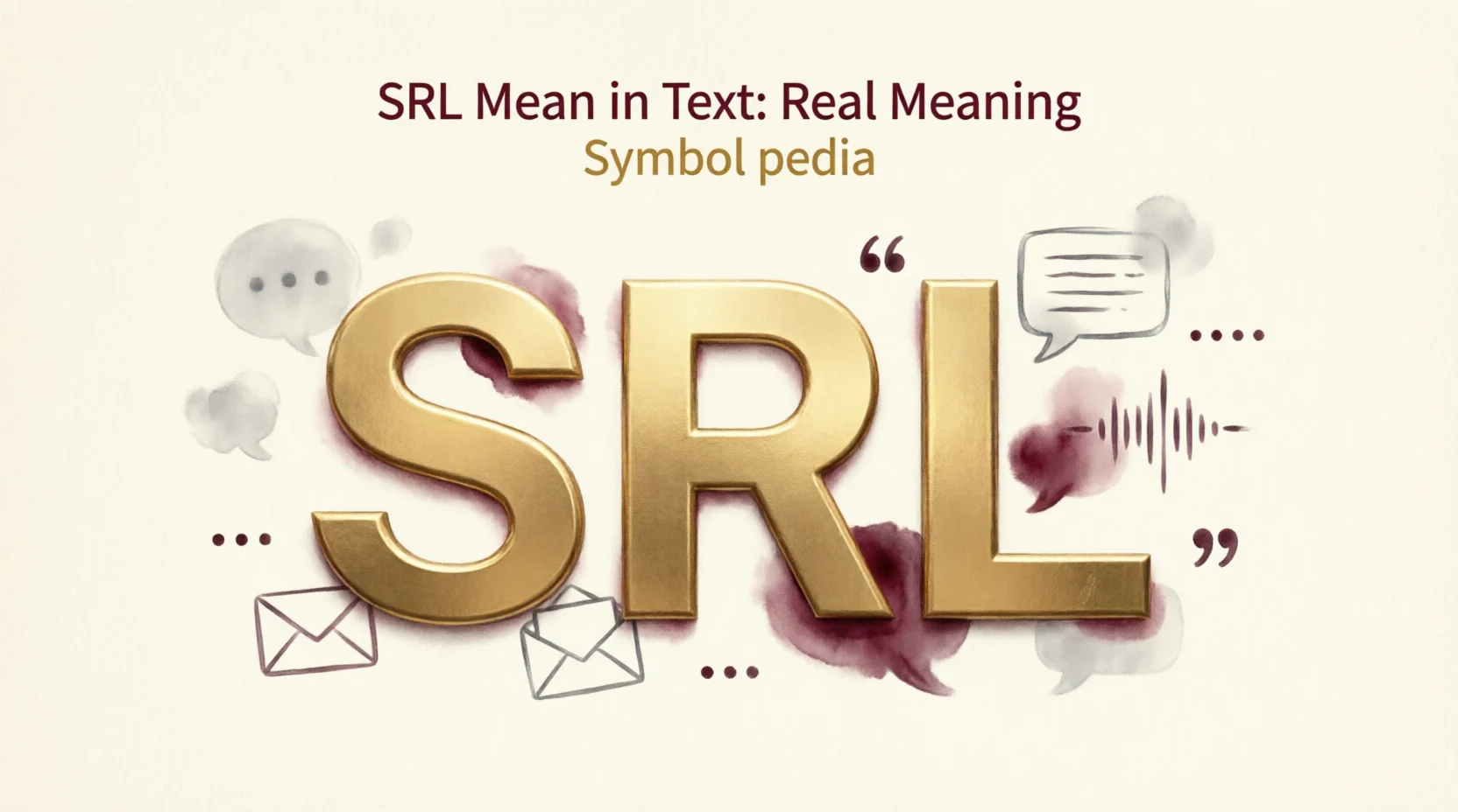 SRL Mean in Text Real Meaning 2026