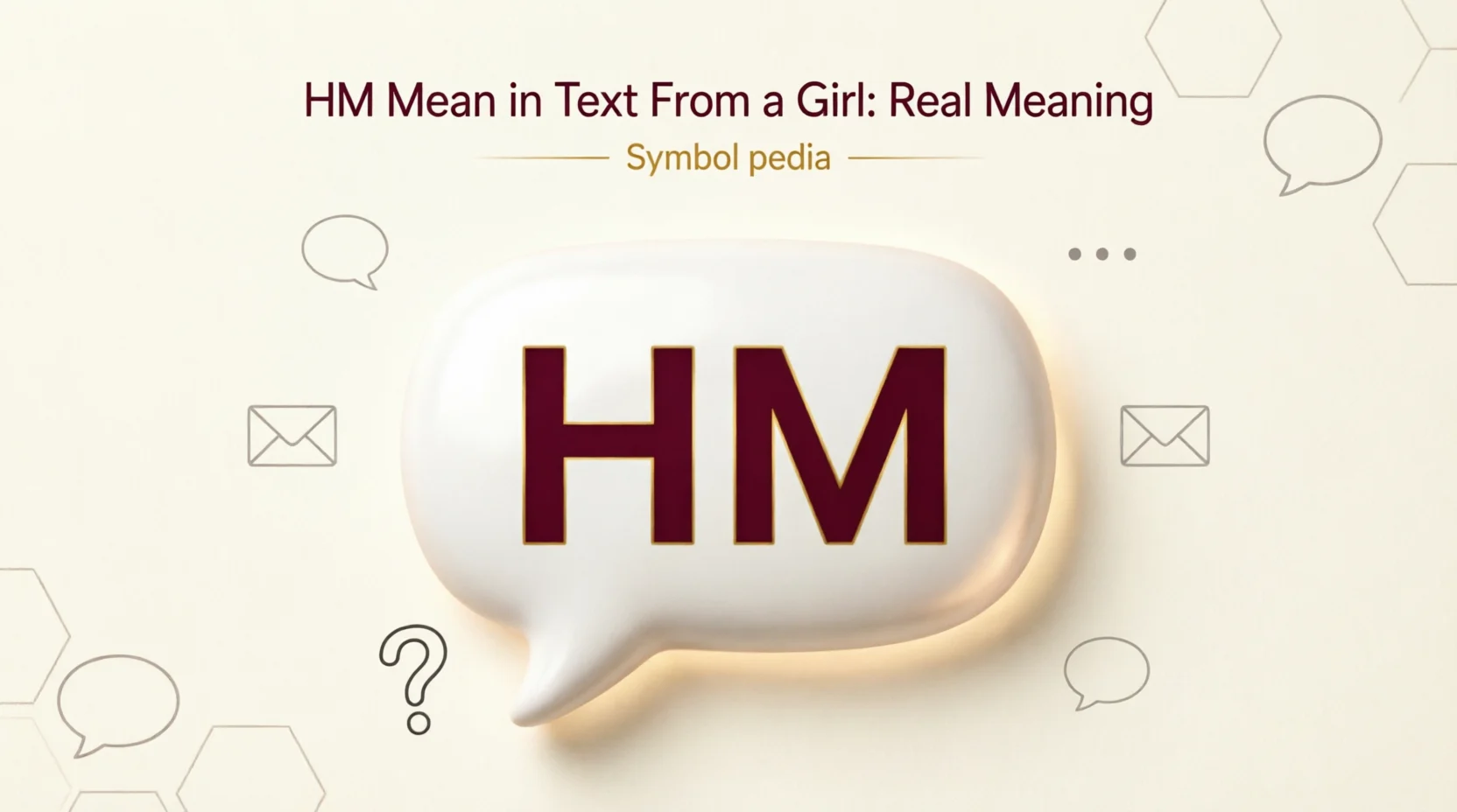 HM Mean in Text From a Girl Real Meaning 2026