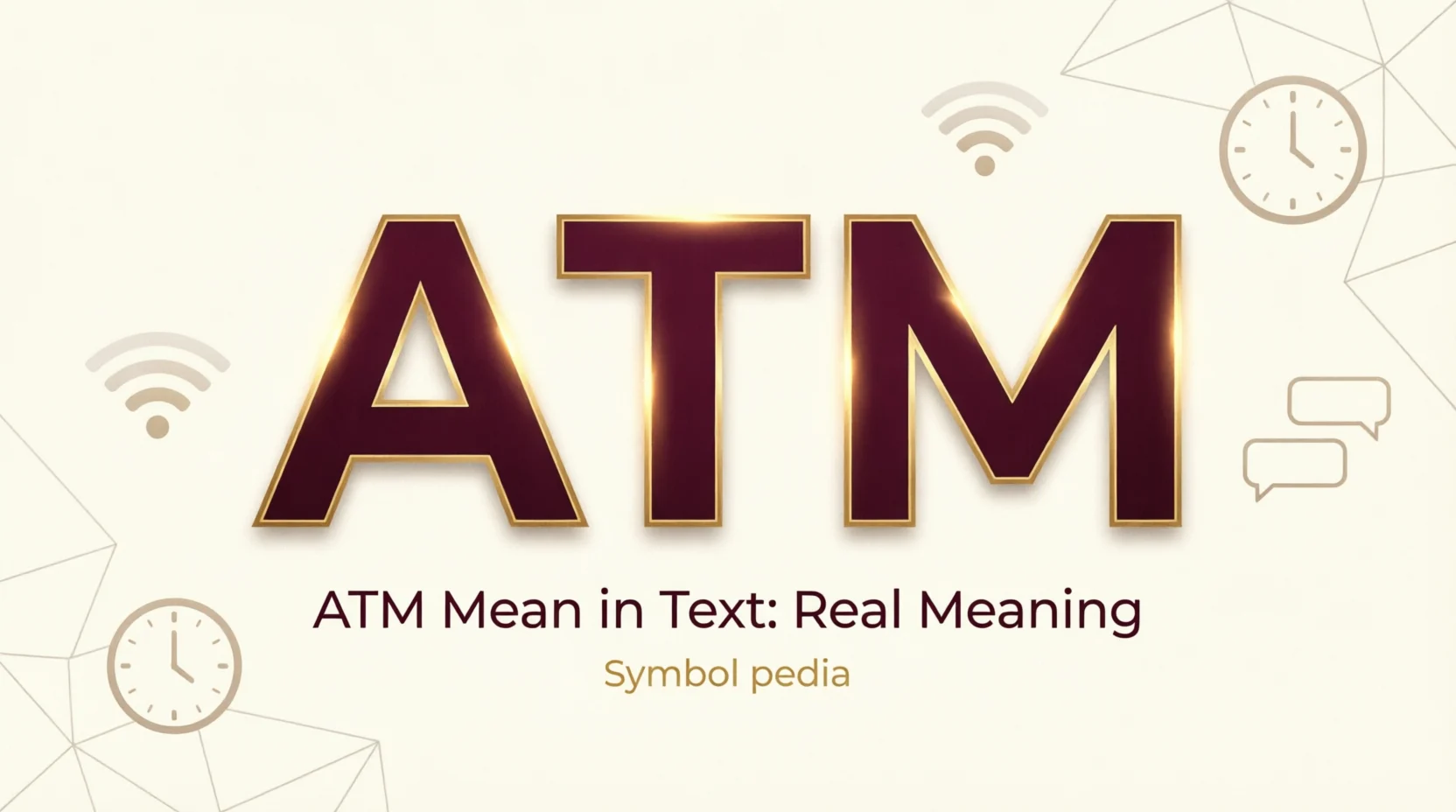 ATM Mean in Text Real Meaning 2026