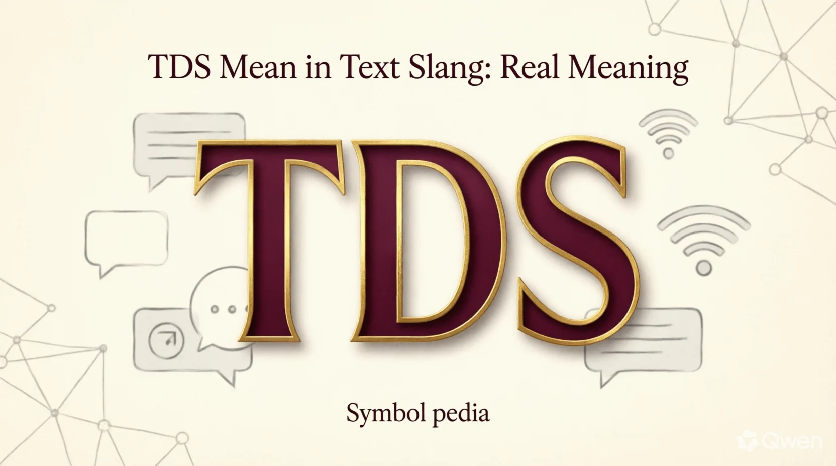 TDS Mean in Text Slang Real 2026