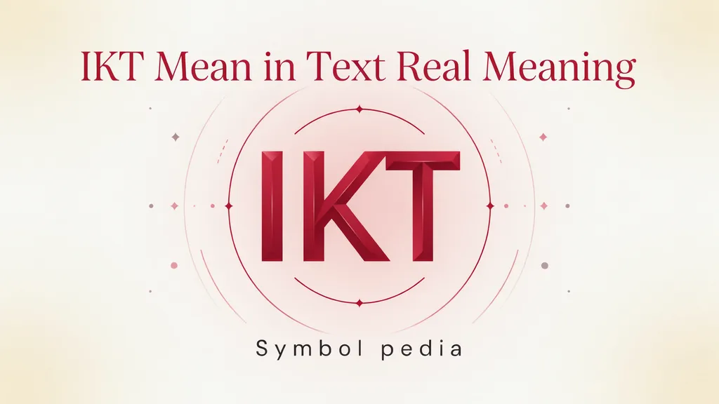 IKT Mean in Text Real Meaning 2026