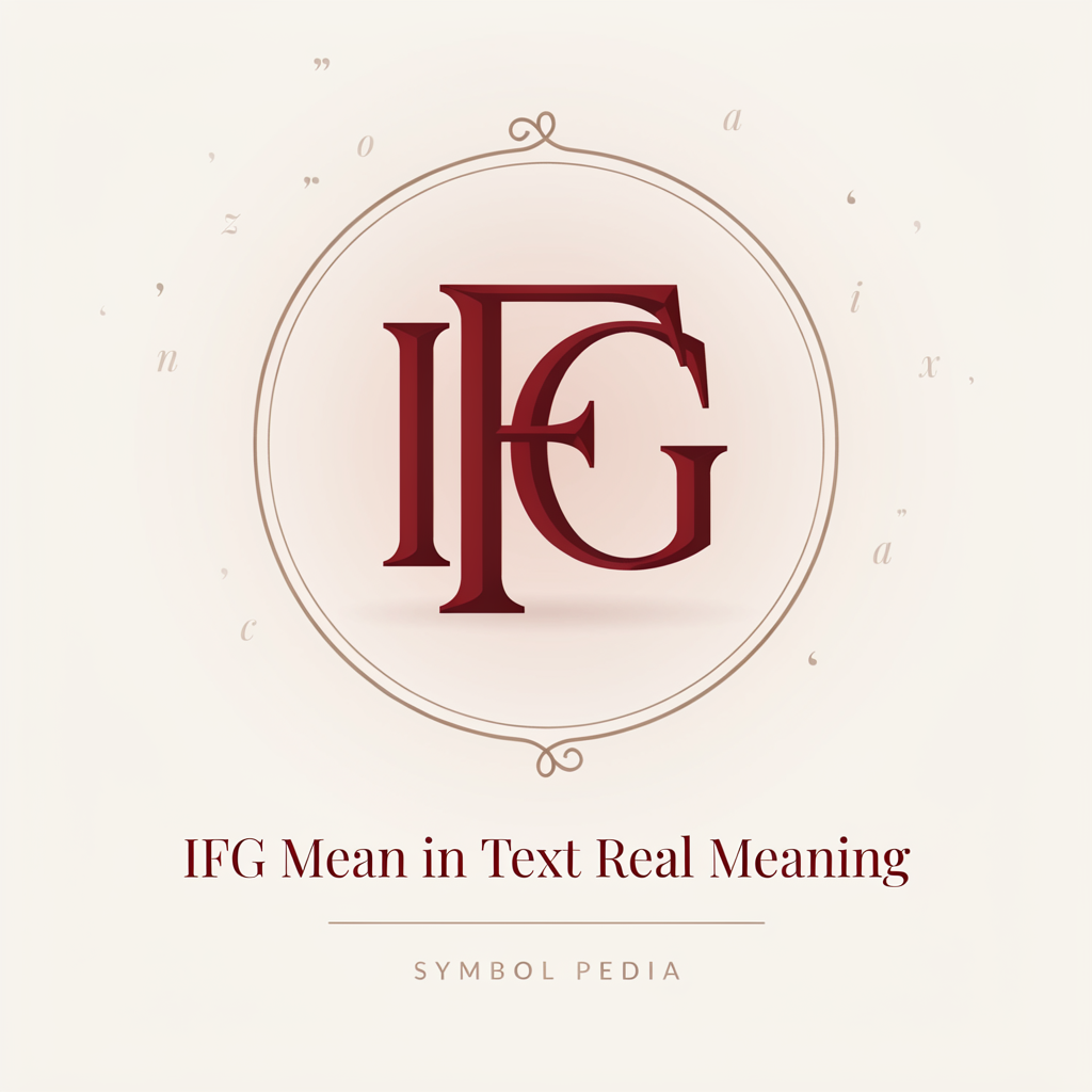 I FG Mean in Text Real Meaning 2026