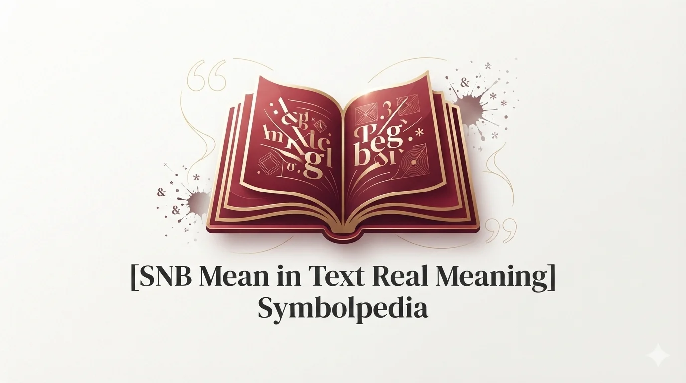 SNB Mean in Text Real Meaning 2026