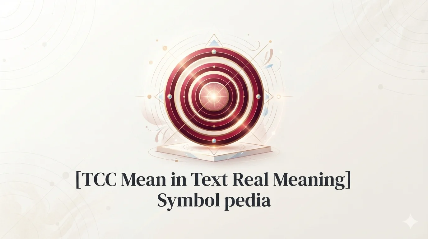 TCC Mean in Text Real Meaning 2026
