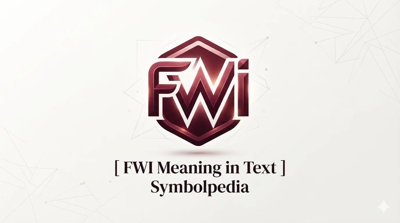 FWI Meaning in Text 2026