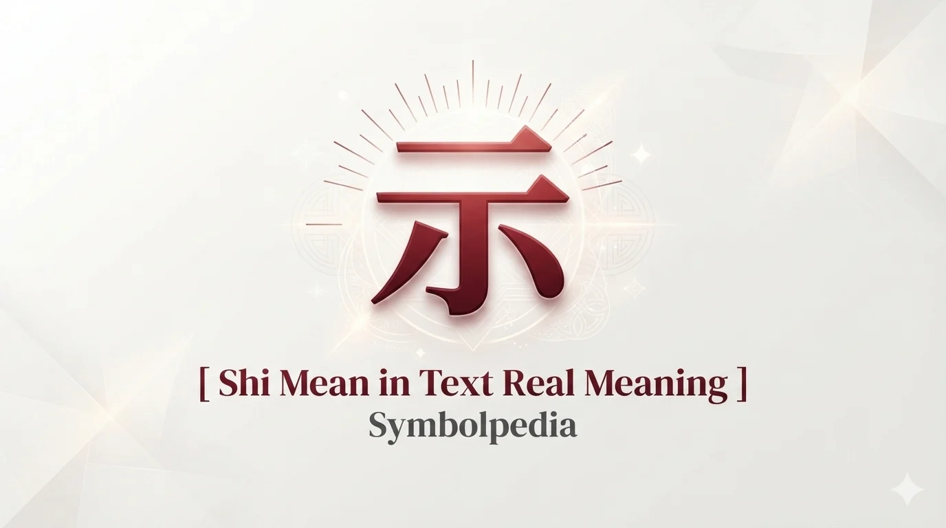 Shi Mean in Text Real Meaning 2026